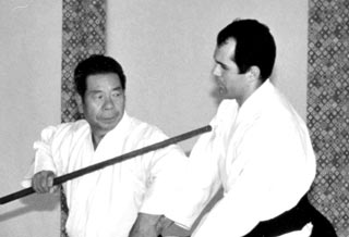 Philippe mit Saito Sensei. 