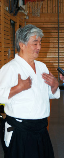 Y. Yamada Sensei in Bernau am Chiemsee 2008.
